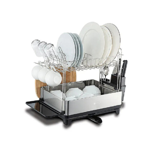 Dish Rack Aluminum - 2-Tier