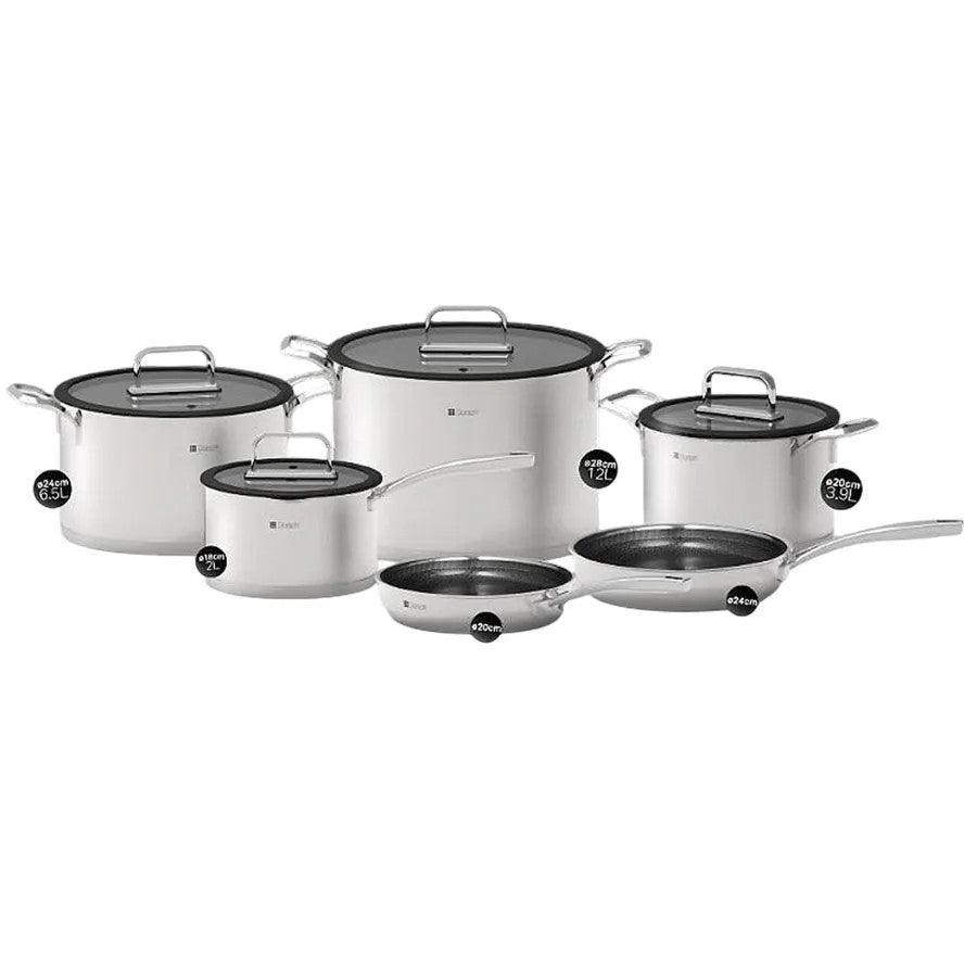 dorsch-stainless-pro-set__48246 Steel Pro Set 6pcs - Cookware Stainless Steel