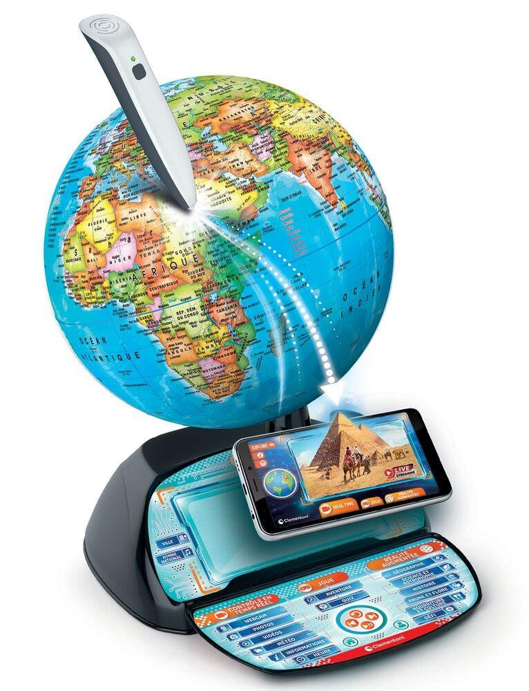 e22199aad92830f448af731d72dab25a8e4340cf_41137694 Clementoni Education Explor a globe Real-Time Travel French