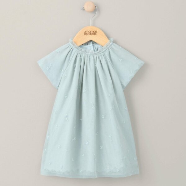 Embroidered Dress - Green