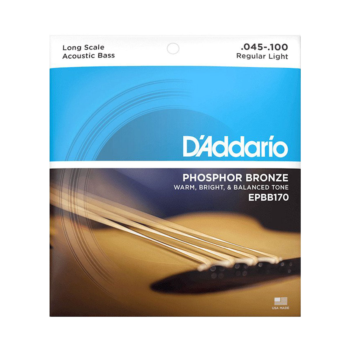 epbb170-1 D’addario EPBB170 45-100 Acoustic Bass Guitar Strings