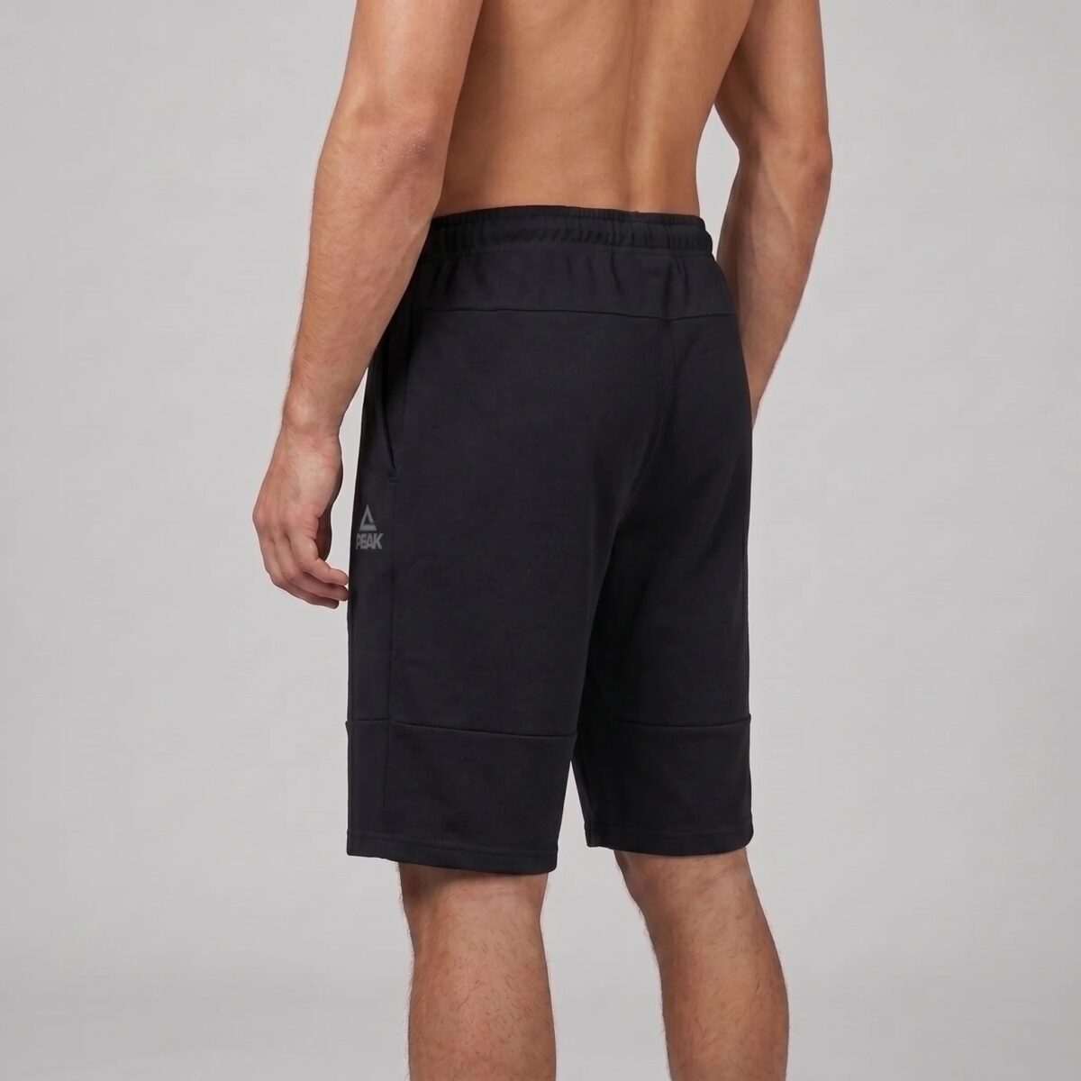 Peak Men Shorts Cotton Knitted With Thermo Zip Up Pocket - Image 