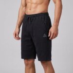 Peak Men Shorts Cotton Knitted With Thermo Zip Up Pocket - Image 