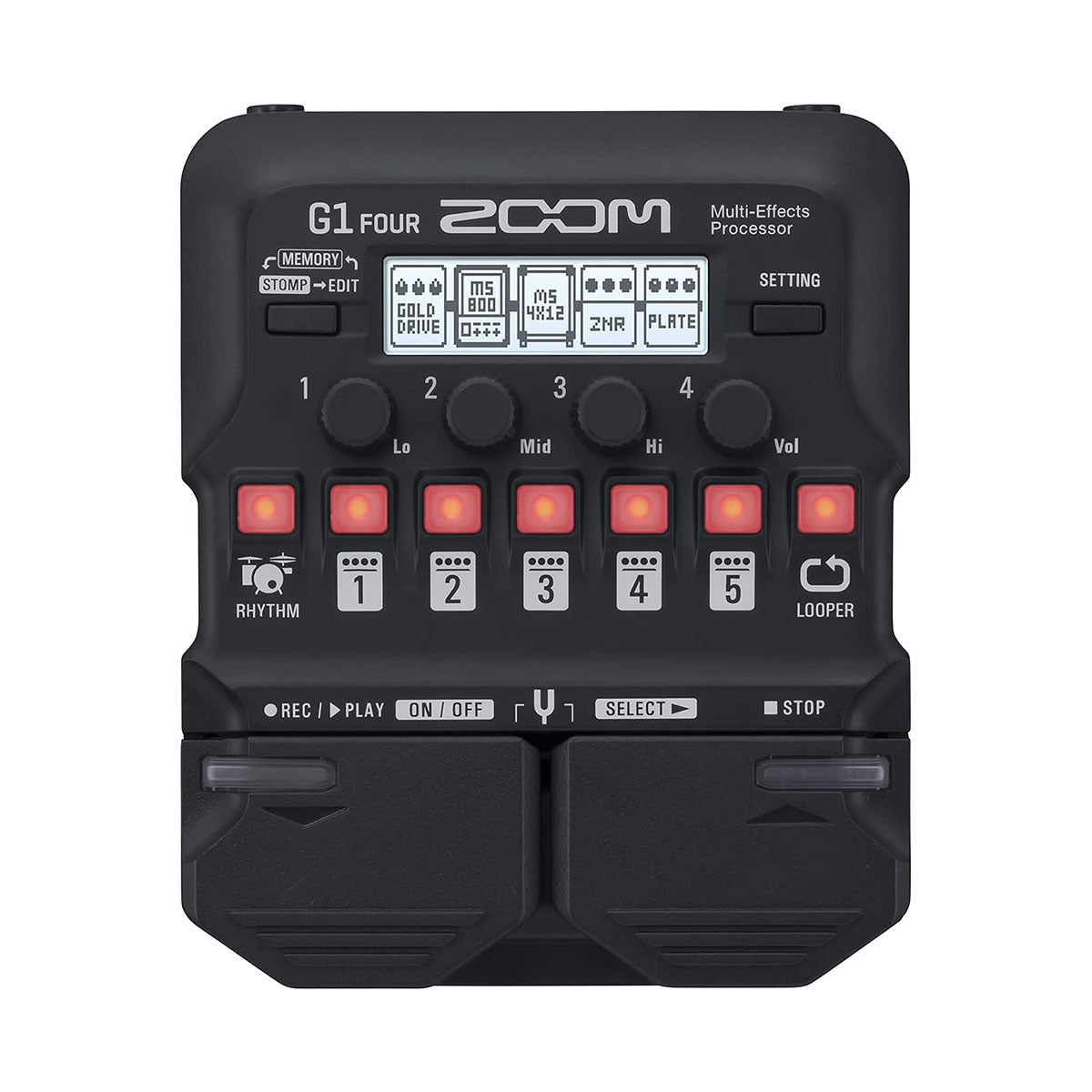 g1-four-1 Zoom G1 FOUR Multi-Effect Guitar Pedal