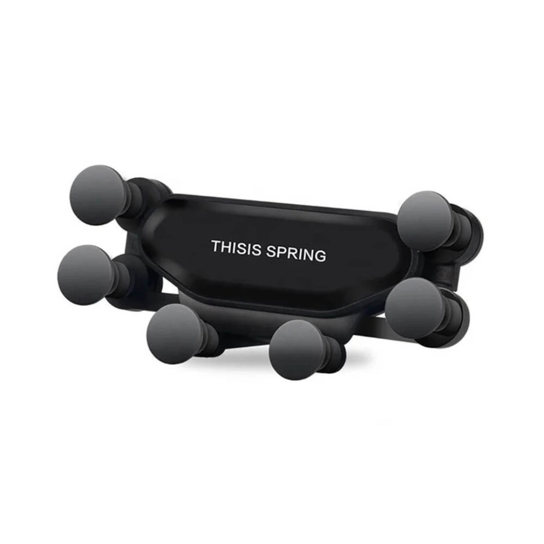 gravity-car-air-vent-clip-mount-holder-snap-button-2.jpg Gravity Car Air Vent Clip Mount Holder - Snap Button Holder - Image 1