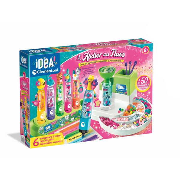 Clementoni Idea! The Neon Art Studio (Fluo Activities) French