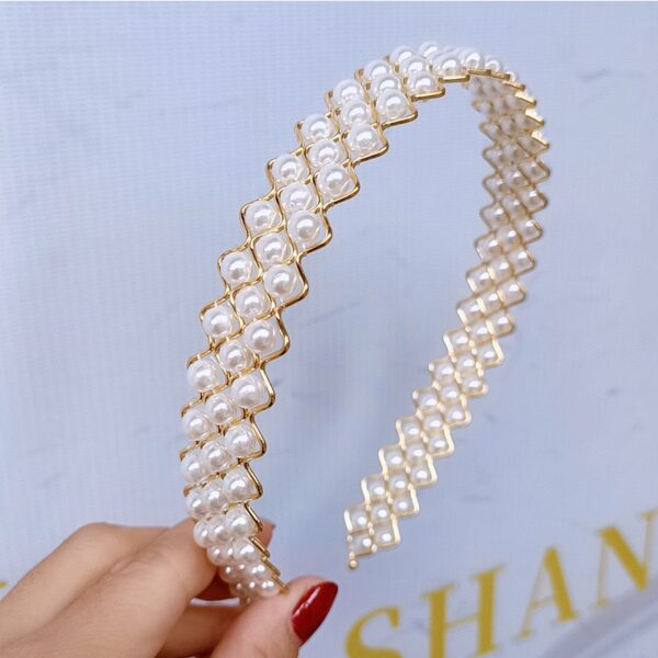 Pearly ZigZag Headbands