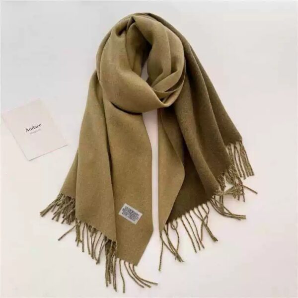 Double Sided Scarf: Matcha Green