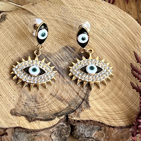 Evil Eye Drop Earrings