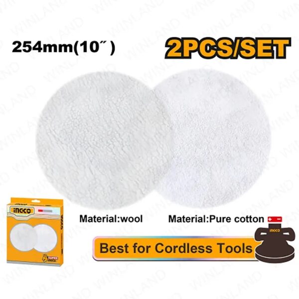 INGCO APP25402 COPLI2001 لبادة لمكنة بوليش عل البطارية رقم Polishing and Cleaning Set