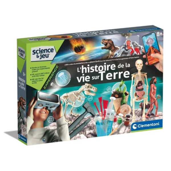 Clementoni Science & Play - History of Life on Earth (Virtual Reality) French