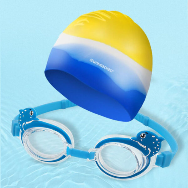 Kids SwimBoBo goggle and Cap Set - 3+ Years