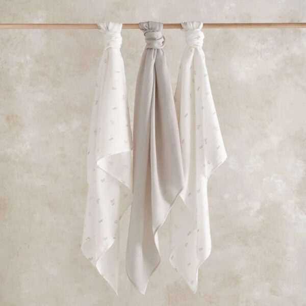Large Muslin Squares (Pack of 3) - Bunny