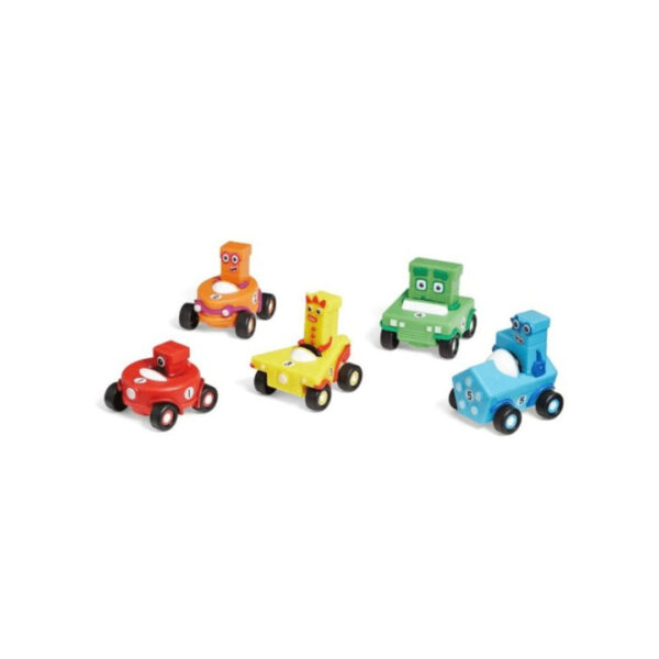 Learning Resources Number blocks Mini Vehicles Set (Numbers 1–5)