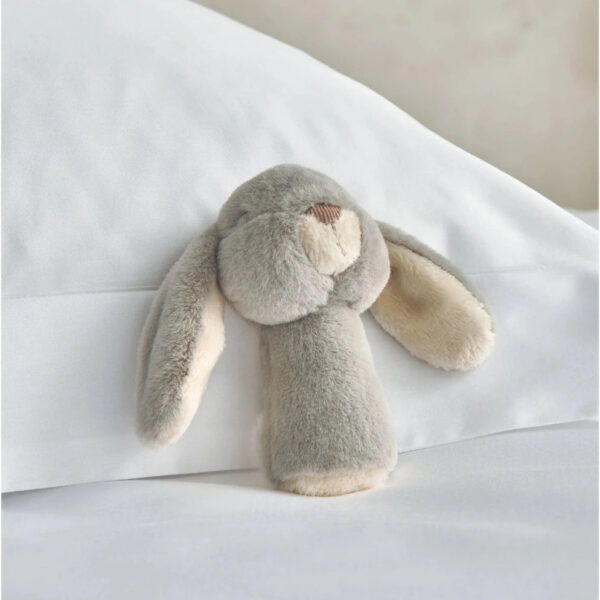 Mini Rattle - Grey Bunny