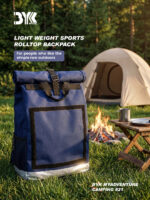 PRODEL Rolltop Hiking Lightweight Backpack  - Purple - Image 