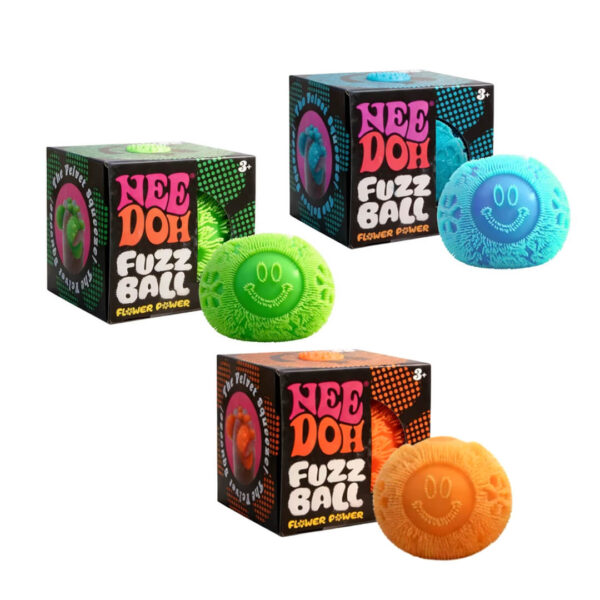 NeeDoh Fuzz Ball - Sensory Squeeze Toy