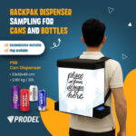 Prodel Promotional Sampling Can Dispenser Backpack- PSB CAN - Image 