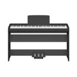 Yamaha P-145 Portable Digital Piano with Wooden Stand and Pedal Unit - Image 