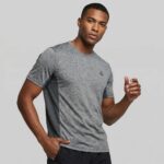 Peak Men Round Neck Breathable Quick Dry Plus Cool Running T-shirt With Reflective Lower Back Logo - Image 