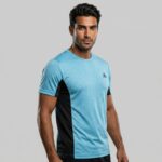 Peak Men Round Neck Breathable Quick Dry Plus Cool Running T-shirt With Reflective Lower Back Logo - Image 