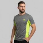 Peak Men Round Neck Breathable Quick Dry Plus Cool Running T-shirt With Reflective Lower Back Logo - Image 