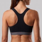 Peak Women Breathable Quick Dry Racer Back Sports Bra With Reflective Logo - Image 