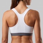 Peak Women Breathable Quick Dry Racer Back Sports Bra With Reflective Logo - Image 