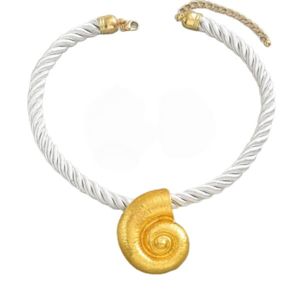 Golden Nautilus: Necklace