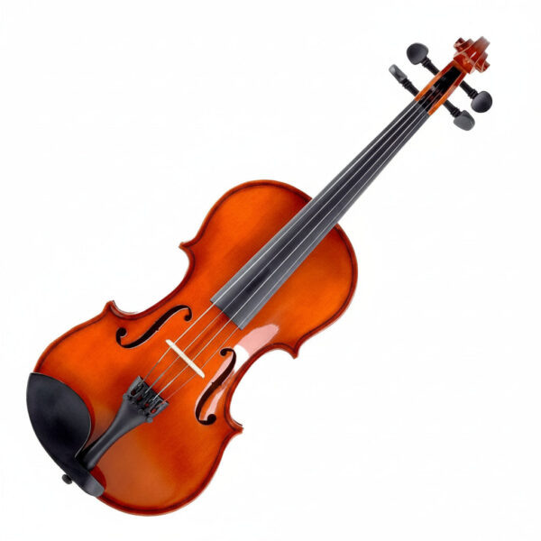 Prince Violin PV8149-44 Natural Color with Case and Bow