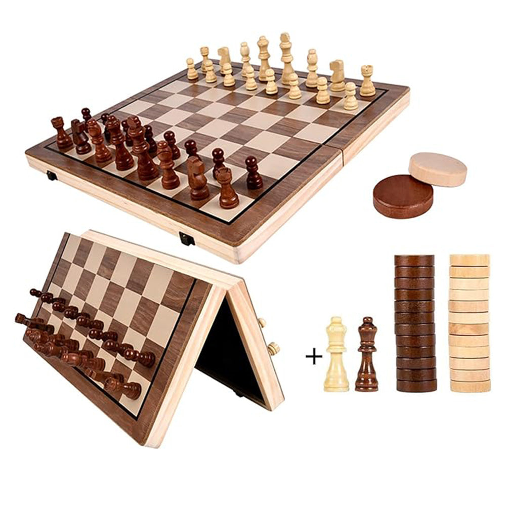 portable-folding-wooden-chess-game-set-magnetic-3.jpg Portable Folding Wooden Chess Game Set Magnetic - Image 1
