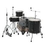 Premier Artist 22" 5pc Heavy Rock Shell Pack, Matte Black - Image 