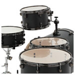 Premier Artist 22" 5pc Heavy Rock Shell Pack, Matte Black - Image 