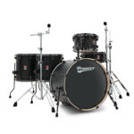 Premier Artist 22" 5pc Heavy Rock Shell Pack, Matte Black