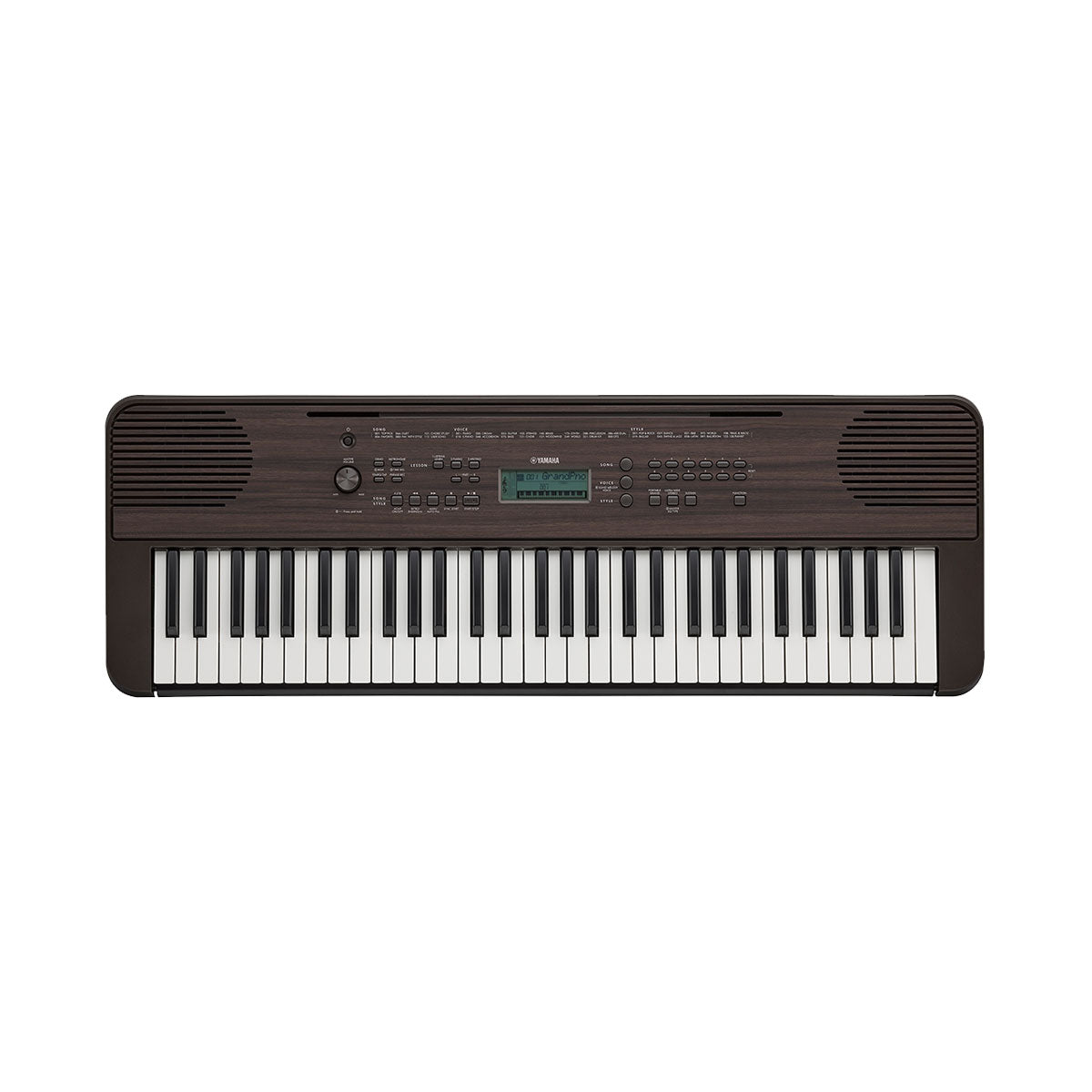 psr-e360-darkwalnut-1 Yamaha PSR-E360 61-Keys Portable Keyboard