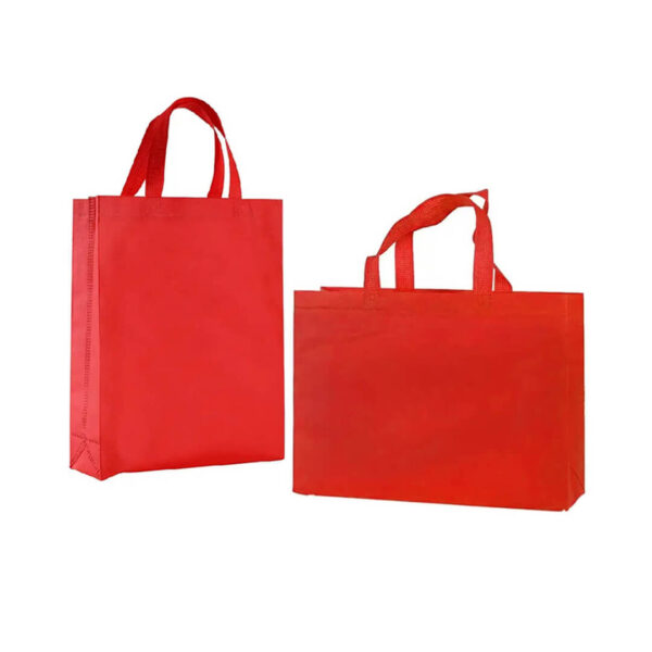 Eco-Friendly Non-Woven Red Reusable Gift Bags