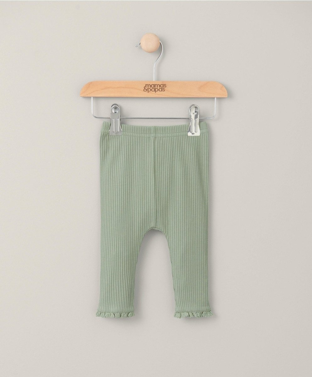 ribbed-leggings-green-legging-mamas-papas-mamas-papas-lb-3307272 Ribbed Leggings - Green