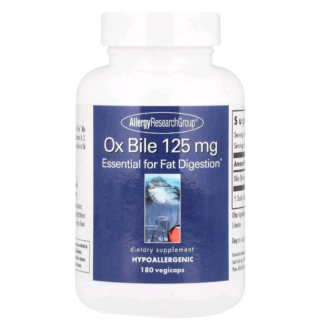 rn-image_picker_lib_temp_0bb73631-2f5e-4c6c-ace3-02c7b3874252 Allergy Research Group, Ox Bile, 125 mg, 180 Capsules