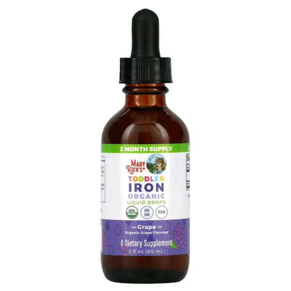 Mary Ruth's, Toddler Iron Organic Liquid Drops, 60 ml