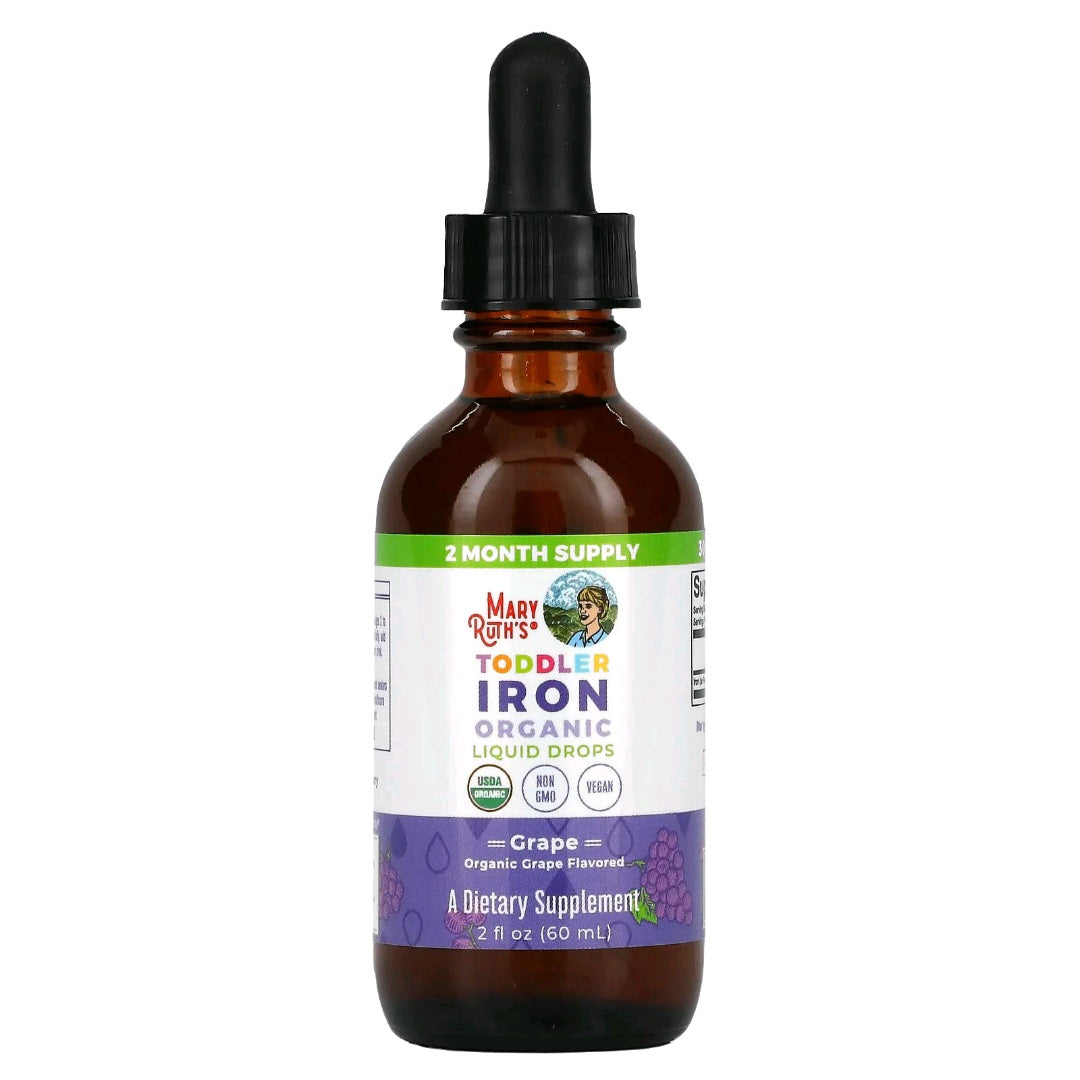 rn-image_picker_lib_temp_22cc4378-2e12-42c3-a01f-eb1f317effaa Mary Ruth's, Toddler Iron Organic Liquid Drops, 60 ml