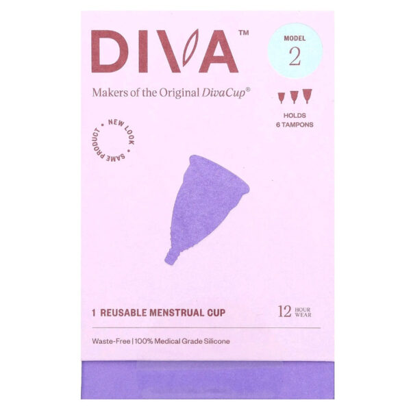 Diva International, DivaCup, Model 2, Reusable Menstrual Cup