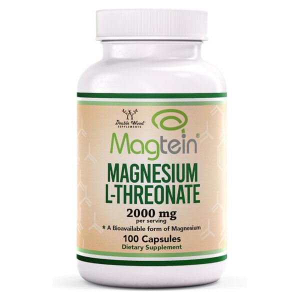 Double Wood, Magnesium L-Threonate, 2000 mg, 100 capsules