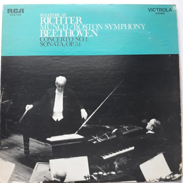 Beethoven Piano Concerto No. 1 & Sonata No. 22 Richter & Munch 12" Vinyl
