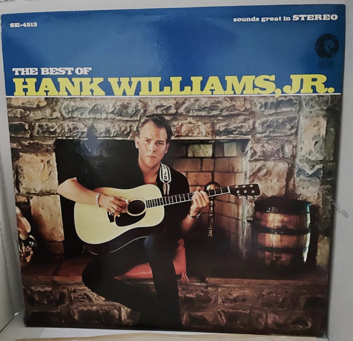 Hank Williams Jr The Best Of 1967 MGM 12" Vinyl