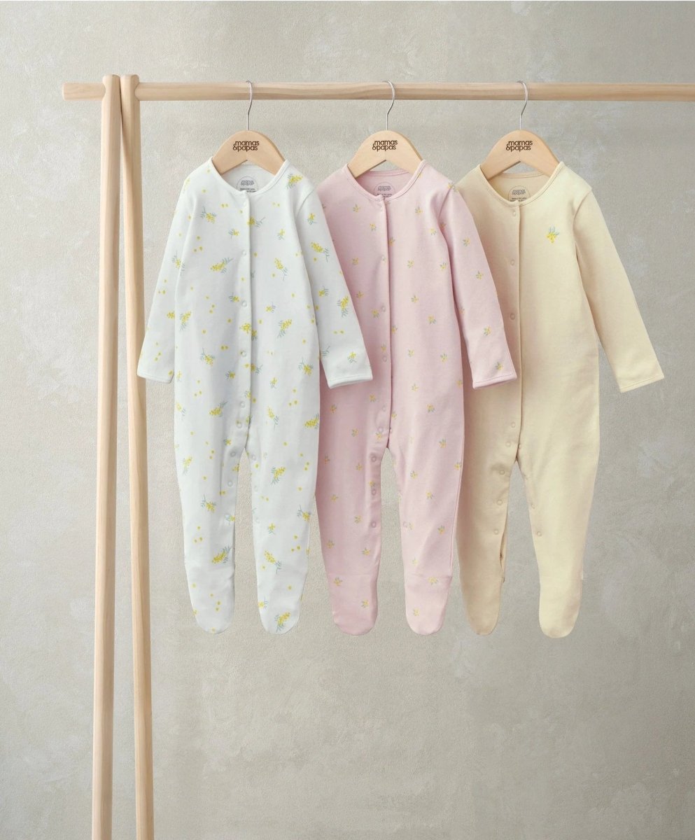 sleepsuits-pack-of-3-lemon-print-new-born-sleepsuit-mamas-papas-mamas-papas-lb-8411936 Sleepsuits (Pack of 3) - Lemon Print New Born