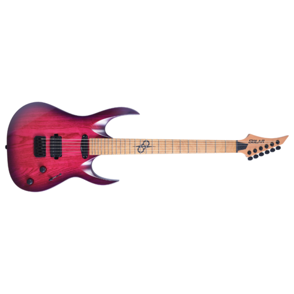 Solar Guitars AB1.6HTPB – Trans Purple Burst Matte