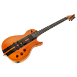 Solar Guitars GC1.6T-RSO Electric Guitar – Orange Metallic with Black Racing Stripes - Image 