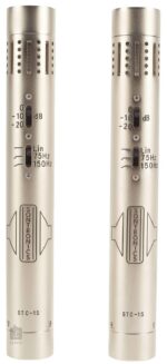 Sontronics STC-1S Stereo Pair of Condenser Microphones, Silver - Image 