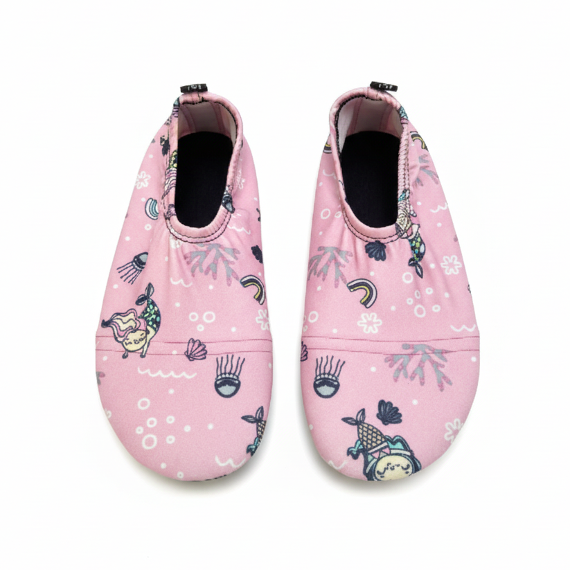 square-pink-mermaid-beach-shoe-product-image A. Flexslips: Pink Mermaid