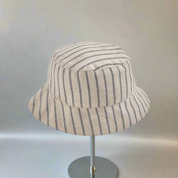 Stripe & Chambray Bucket Hat